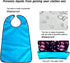 VOPHIA Washable Adult Bibs for Women - Reusable Waterproof Clothing Protector with Crumb Catcher