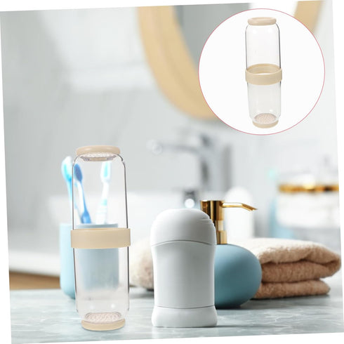 Set 2 of Reusable Portable Mouthwash Holders - Ideal for Travel and Home