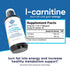 NuEthix Formulations Liposomal L-Carnitine Supplement - 600mg with L-Citrulline for Healthy Weight Management