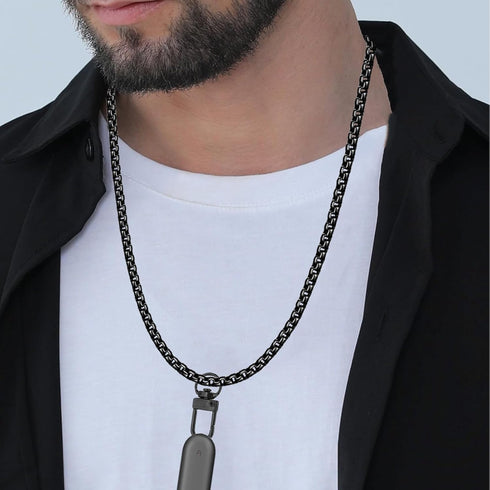 yothchose Lanyard Compatible with PLAUD NotePin Neck Strap, Stainless Steel Necklace for PLAUD NotePin AI Voice