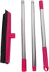 Multifunction Floor Sweeper - Squeegee Edge Cleaning Tool for Floors and Carpets (Pink)