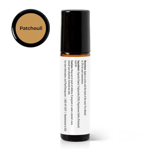 Plant Therapy Patchouli Essential Oil 100% Pure, Therapeutic Grade, Pre-Diluted Roll-On, 10 mL (1/3 oz)