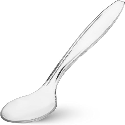 LSR LORESO Plastic Tasting Ice Cream Tea Spoons, Pack of 50 Mini Spoon for Tea, Coffee, Dessert