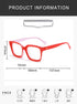 REAVEE 2 Pack Oprah Style Oversized Reading Glasses - Blue Light Blocking Retro Square Readers for Women Men