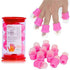 Tvoip 10 PCS Nail Soaker Cap for Acrylic Nail Remover and Gel Polish Cleaner Wrap Clip Tool