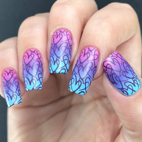 Whats Up Nails Valentine's Day Stamping Plates, 2 Pack (B024, B041) for Nail Art Design