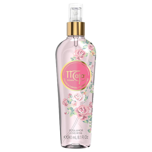 Maja Body Splash Love Rose - 240mL / 8.1Fl Oz, The Scent that Seduces the World.