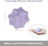 SIMPLECOOL 2.22.1(Purple) Small Spiky Massage Ball Trigger Point Massage Tool. Solid Bumpy Massager Balls for Deep