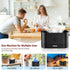 ZSETG Flame,180ML Capacity,7 Aromatherapy Air Humidifier With Water Tank Color Ambient Light,Shut-Off