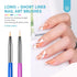 SAVILAND 6PCS Nail Art Brushes Set, Multifunctional Brushes for Nail Design, Gel Nail Brush, and Dotting Tools