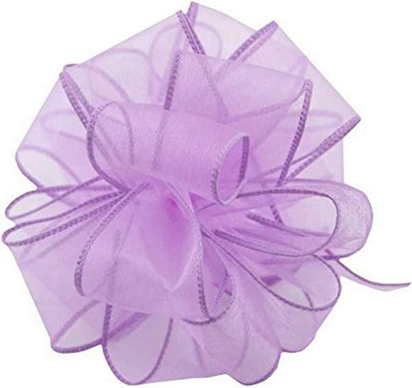 Berwick Offray DWI Sheer Spring Wired Edge Ribbon-1-1/2 Wide X 50 Yards-Lavender Ribbon by BERWICK