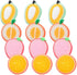 Cute Fruit-Shape Kitchen Sponge Washing Sponge, 12pcs Dish Cleaning Scrubber (4.72X4.72X1.38in)