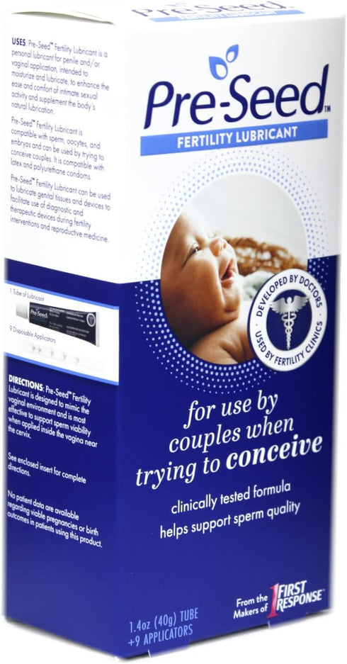 Pre-Seed Lubricant for Enhanced Comfort