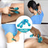 Palm Massage Tool - Handheld Four Point Massage Tool for Deep Tissue Pain Relief, Easier Grip (Blue)