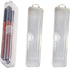Portable Travel Cosmetic Brush Holder, Dispenser Storage Box with Transparent Lid, 3 pcs