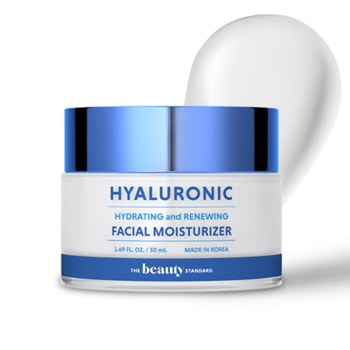 Hyaluronic Acid Daily Face Moisturizer, Long-lasting Hydration & Moisture, Anti-aging Day Cream, 1.69 Fl. oz