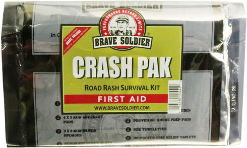 Cyclist First Aid Kit – Antiseptic Ointment, Bandages, Pain Relief for Cuts, Scrapes, Burns