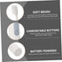 Healeved Electric Toothbrush with Battery Bristles Intelligent Sonic for Oral Care and Teeth Cleaning Ergonomic Design