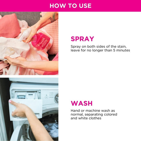 The Pink Stuff 500ml Stardrops - - The Miracle Laundry Oxi Stain Remover Spray