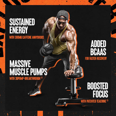 Animal Primal Muscle Hydration + Preworkout Powder – Strawberry Watermelon Flavor, 17.9 oz, Contains Beta Alanine