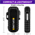 LcFun Arc Lighter, Waterproof Electric USB Type C Rechargeable, Dual Arc Plasma Flameless Lighter