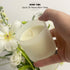 REKMO AMOY LANGYE 6 oz Luxury Lemon, Citrus, Basil Scented Soy Candles for Home - Non Toxic, Long Lasting Burn, Frosted