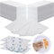 100 Pack Eraser Sheets, Disposable Thin Cleaning Sponges, Magic Melamine Foam Pads
