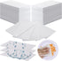 100 Pack Eraser Sheets, Disposable Thin Cleaning Sponges, Magic Melamine Foam Pads