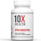 10X Health Probiotics - Immune Support Supplement & Probiotics for Digestive Health with Lactobacillus Acidophilus (60