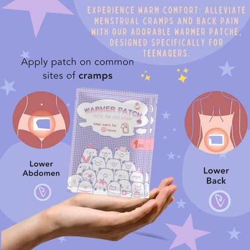 Ultra Thin Heating Pads for Menstrual Cramps, Portable Heat Therapy Patches for Pain Relief for Teens & Women