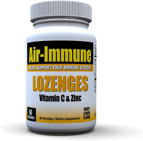 Lozenges with Vitamin C and Zinc - 60 Servings | Supports Immune System, Potent Antioxidants