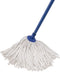 Superio String Mop, Cotton Mop for Hardwood Floor Cleaning, Self Wringing Mop for Home, Kitchen, Blue Heavy Duty