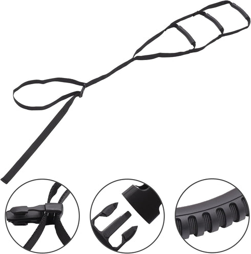 Hemobllo Elderly Pull up Strap and Bed Ladder Assist Strap Adjustable Physiotherapy Aid Belt for Disabled and Patient