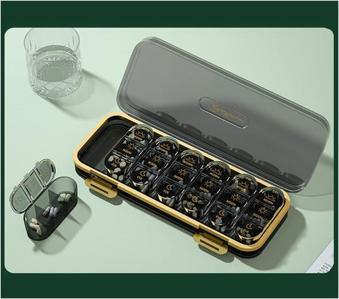 Zonlong Weekly Pill Organizer/ Dispensers, 3 Times A Day, 7 Day Large Compartments