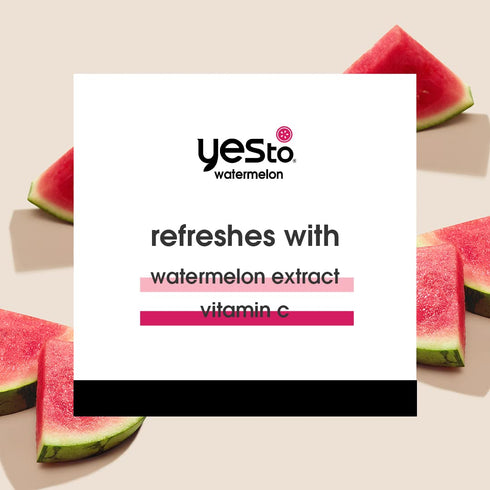 Yes To Watermelon Refreshing Jelly Mask - Lightweight Gel Mask with Antioxidants, Vegan & Cruelty Free, 3 Fl Oz