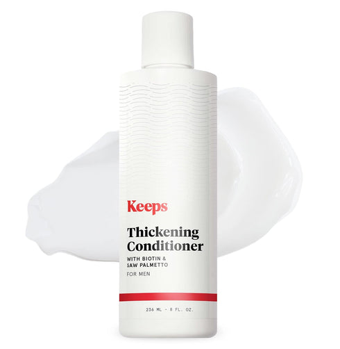 Keeps Hair Regrowth Treatment Conditioner for Fuller, Thicker Looking Hair, 8 oz - DHT Blocker with Biotin, Caffeine,