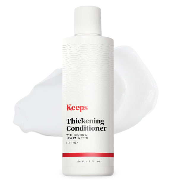 Keeps Hair Regrowth Treatment Conditioner for Fuller, Thicker Looking Hair, 8 oz - DHT Blocker with Biotin, Caffeine,