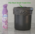 2-4 Gallon Small Black Trash Bags, 440 Count, Bathroom Garbage Bags for Home and Office