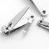 QLL 4 Pcs Nail Clippers for Fingernails and Toenails - Sharp Stainless Steel Clipper with Swing Out Nail Cleaner/File