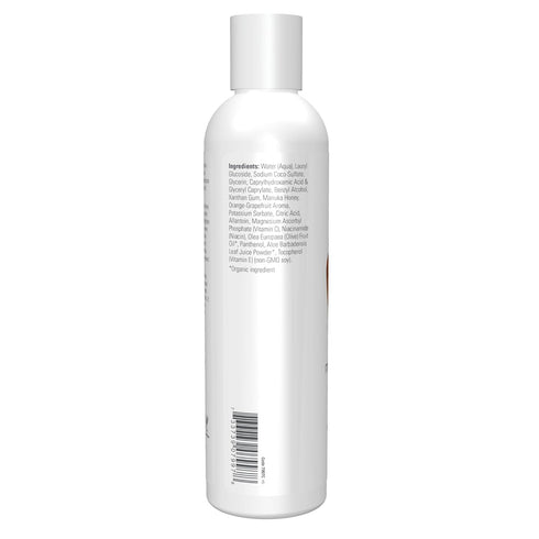 NOW Foods Vitamin C and Manuka Honey Gel Cleanser - 8-Ounce, Brightening System for Healthy Skin