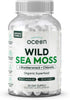 Wild Sea Moss Capsules - 100% Organic Irish Sea Moss with Chlorella, Bladderwrack, Vitamin D for Energy, Lung Health,
