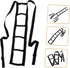PENIKOKO Bed Ladder Assist Device for Elderly Sit Up Hoist with Cushioned Hand Grips for Injury and Pregnancy Easy