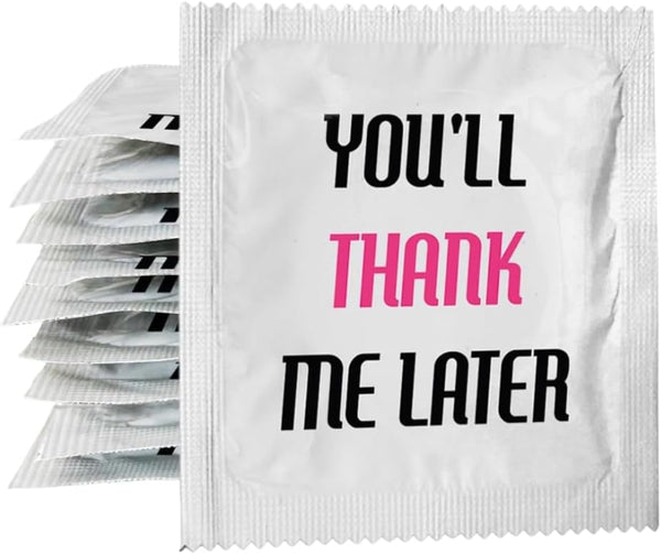 CALLVIN - You'll Thank me Later - Pack of 5 Funny Condoms