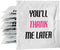 CALLVIN - You'll Thank me Later - Pack of 5 Funny Condoms