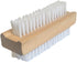 Lola Products Hand & Nail Brush | Heavy Duty Dual Sided, Soft & Stiff, Solid Wood, Cleans Hands & Fingernails