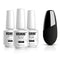 Vishine Base Top Coats Set - 3Pcs Matt Top Coat, High Gloss No Wipe Top Coat and Base Coat for DIY