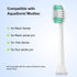 Replacement Toothbrush Heads for AquaSonic Black Series, 10 Pack for Vibe Series and Duo Series Pro