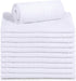 Textila Cotton Bar Mops Towels Pack of 12, Super Absorbent White Multi-Purpose Cleaning Towels for Kitchen & Home