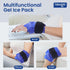 NEWGO Ankle Ice Pack Wrap for Swelling, Reusable Cold Pack for Ankle Injuries, Hot Cold Therapy, Blue