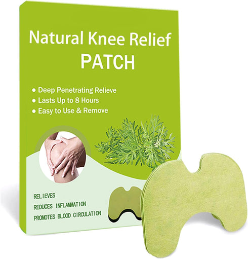 Wellness Knee Patches, 50 Pcs Herbal Wormwood Extract Sticker for Natural Knee Relief, Back Pain